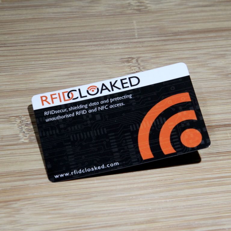 RFID Blocking Card RFIDsecur™ RFID Cloaked RFID Protection