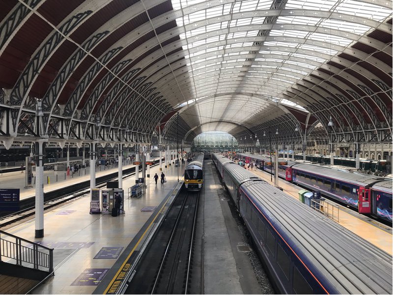 London railway station and underground platform, The Ultimate Wallet with RFID Protection, photo